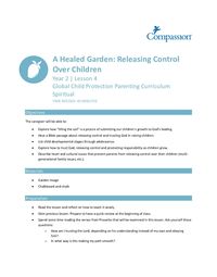 (Y2) Lesson 4: A Healed Garden - Releasing Control Over Children