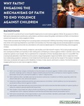 Why Faith? Engaging the Mechanisms of Faith to End Violence Against Children