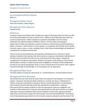 Compassion International's Global Management Policy on Child Protection